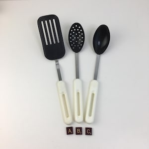 Vintage Spatula Bonny USA Kitchen Utensils Spatula Turner Spoon Slotted Spoon