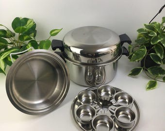 Vintage Amway Queen Multi-ply 18-8 Stainless 8
