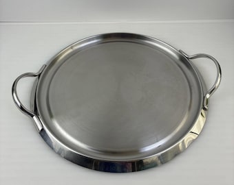 Rara padella rotonda Revere Ware Proline da 12" con anima in rame e acciaio inox 6741