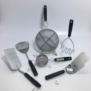 Ekco USA Chromium Nylon Vintage Kitchen Utensils Spatula Pancake Turner