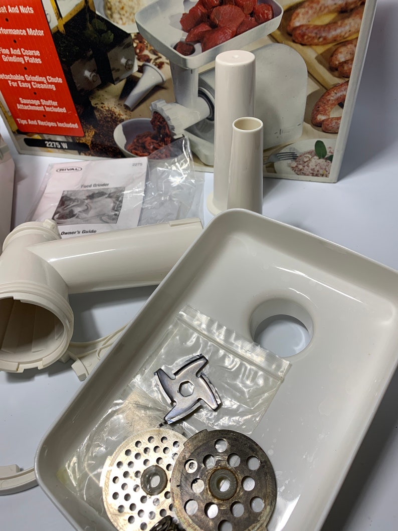 Rival Electric Food Grinder Meat Grinder Sausage Stuffer 2275 Etsy