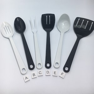 Vtg Kitchen Utensils USA Yellow White Spatula Spoons Tailor Made Cheese Slicer