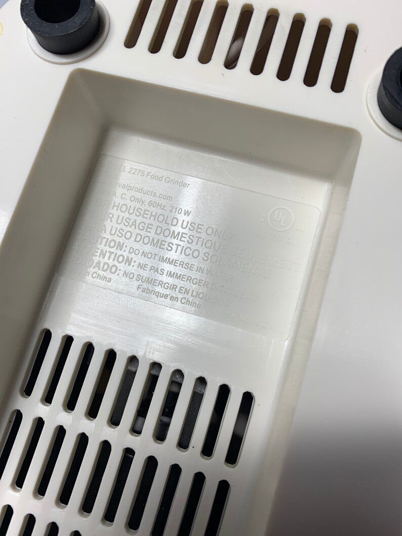 Rival Electric Food Grinder Meat Grinder Sausage Stuffer 2275 Etsy