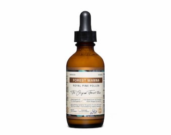 Forest Manna Royal Pine Pollen Tincture – 2 and 4 Fl. Ounce Bottles