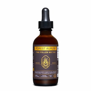 Forest Aurum Pine Pollen Nectar Tincture – 2 and 4 Fl. Ounce Bottles