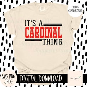 Cardinal Thing SVG, Skolanda Design (Digital Nedladdning)