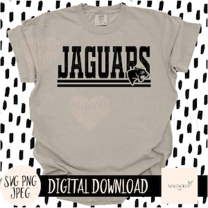JAGUARS SVG, School Mascot, Svg, Jpeg, Png, Cut File, Sublimation dtf