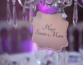 Numeros De Table En Bois Sur Mesure Mariage Boheme Industriel