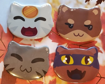Slime Rancher Cats Pins/Magnets - Tabby, Hunter, Lucky Slimes