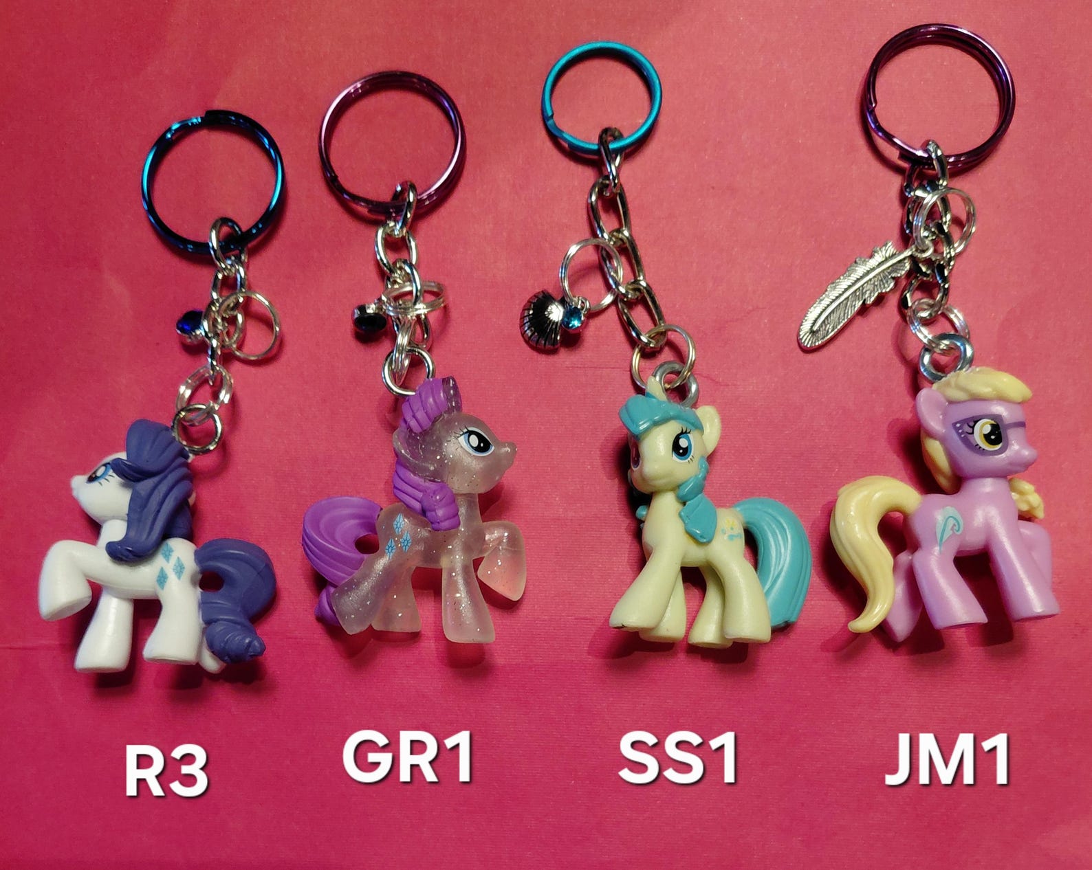 Rarity, My Little Pony (MLP) up Cycled Keychains - Etsy