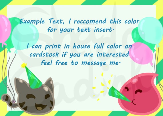 Slime Rancher Birthday Party Invite Digital Download Etsy - slime event roblox