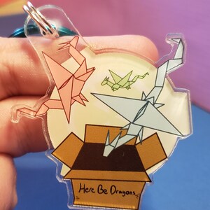 Here Be Dragons SCP 1762 - Keychains