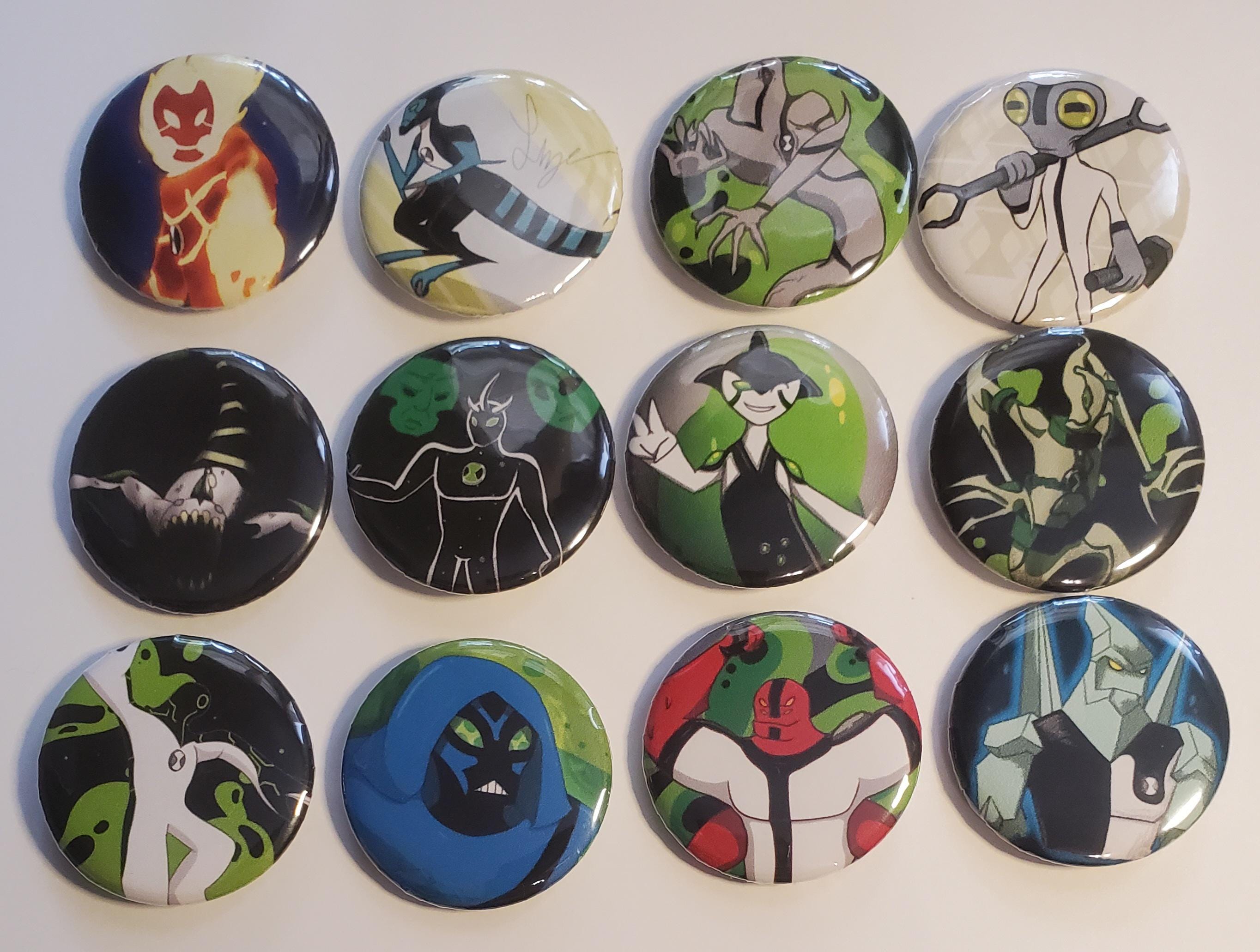 Ben 10 Pin or Magnet Set - 12 Pc - - Etsy