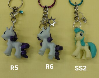 Rarity, My Little Pony (MLP) up Cycled Keychains - Etsy