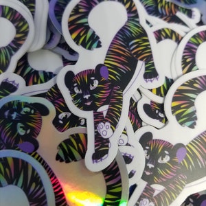 Khroma The Rainbow Tiger - Vinyl or Holographic Stickers