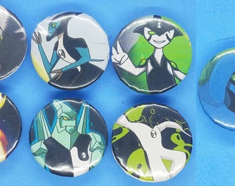 Bottons Ben 10 Ominitrix Aliens - broche alfinete boton bottom button pin