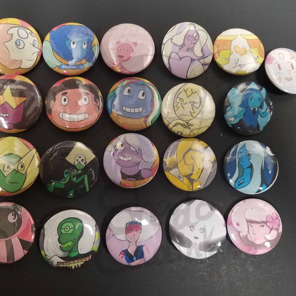 1 Inch Steven Universe Pins!