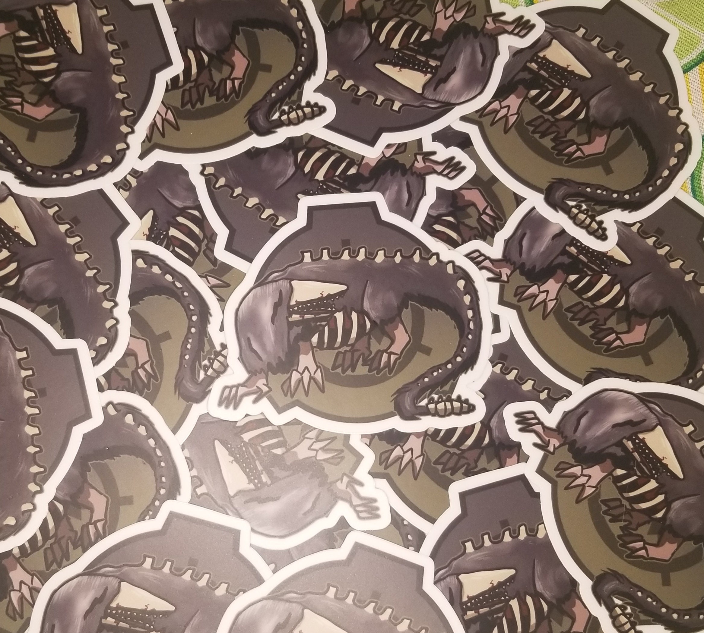 SCP-682 Holographic Sticker 