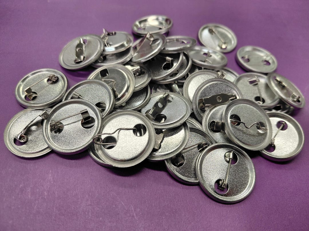 Metal Pin Back Button Parts for 25mm, BACKS ONLY - Etsy