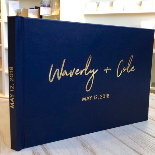 Wedding Guest Book Alternative Custom Wedding Guestbook Etsy