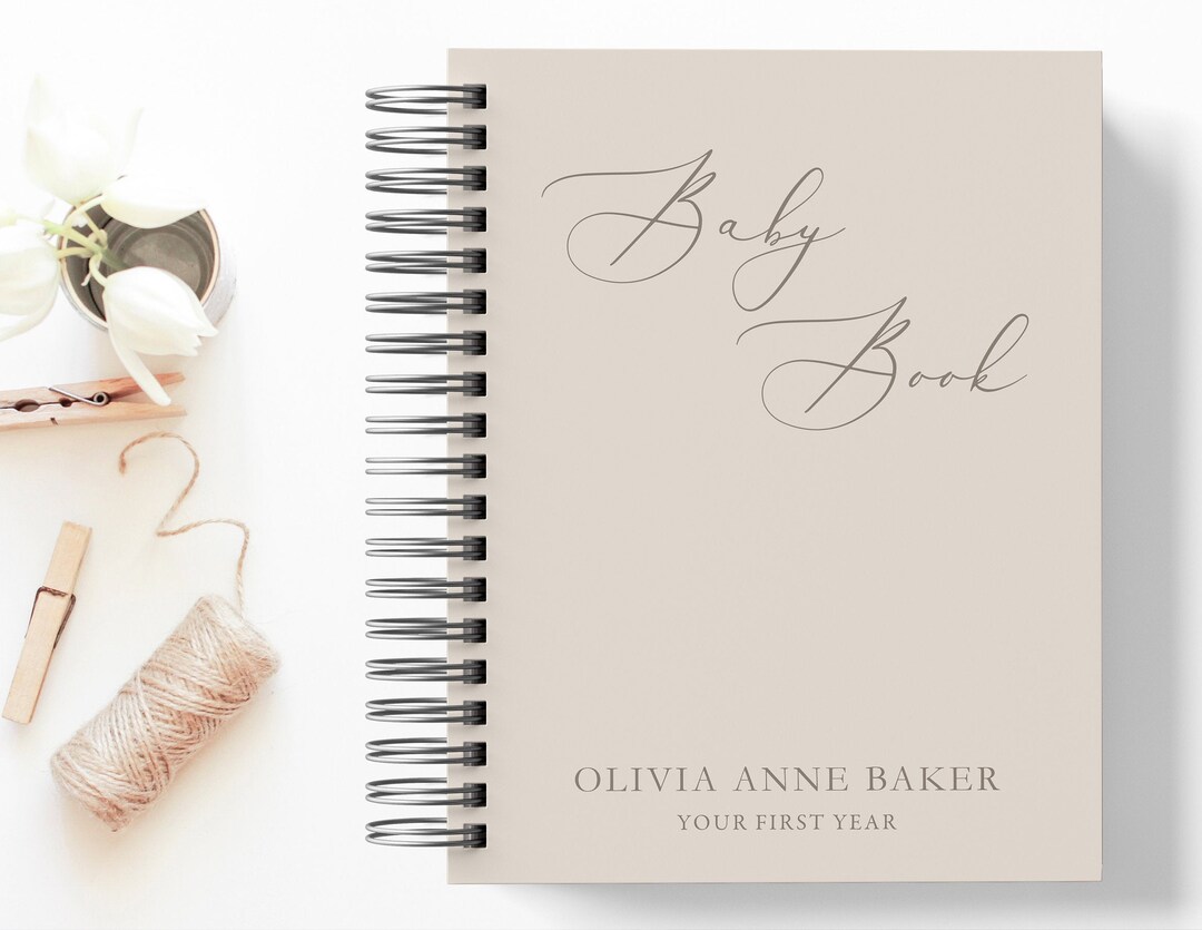 Whimsical Baby Book, Baby Book Boy, Baby Book Girl, Baby Book First