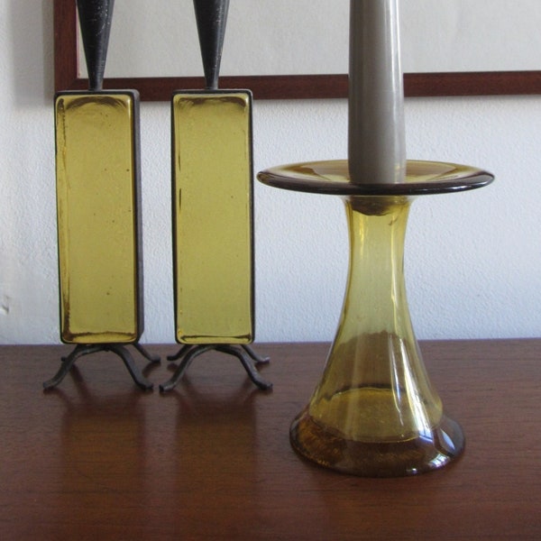 Footed Candle Holder Etsy