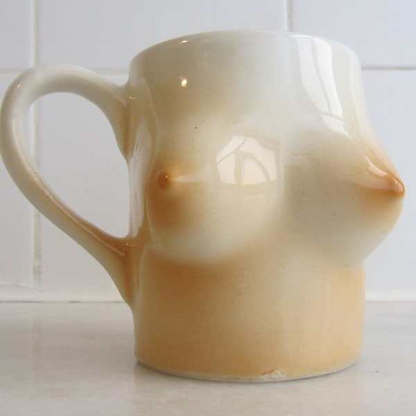 Portuguese Vintage - Fine ceramic kitch Mug - Made in Portugal - 1970s