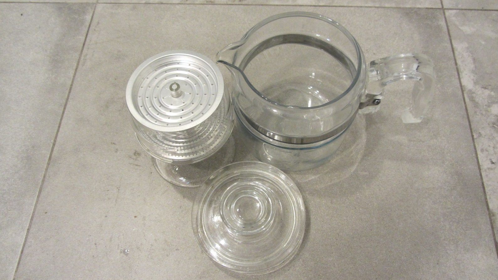 PYREX Flameware Complete Clear Glass 4 Cup Coffee Percolator - Etsy