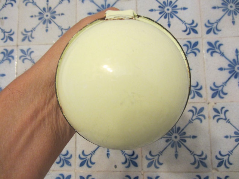 Portuguese Vintage Country Kitchen Soup Ladle Yellow Etsy