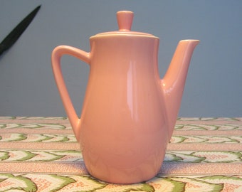 MELITTA - Model 13 - Small pastel pink ceramic Coffee Pot - Made in W. Germany - 1950s