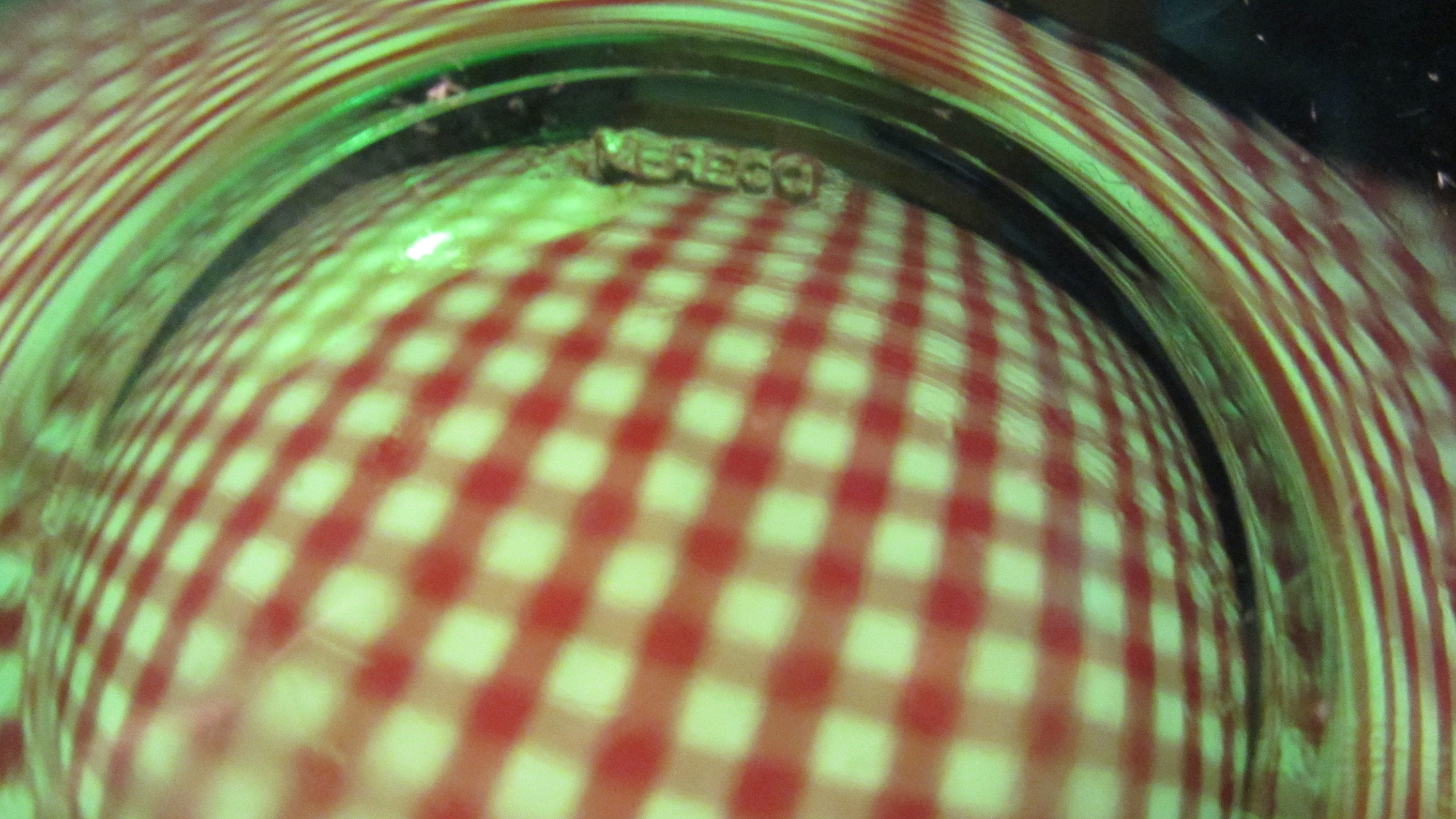 VERECO Set of Six Tempered Clear Glass Forest Green Tea Cups Etsy