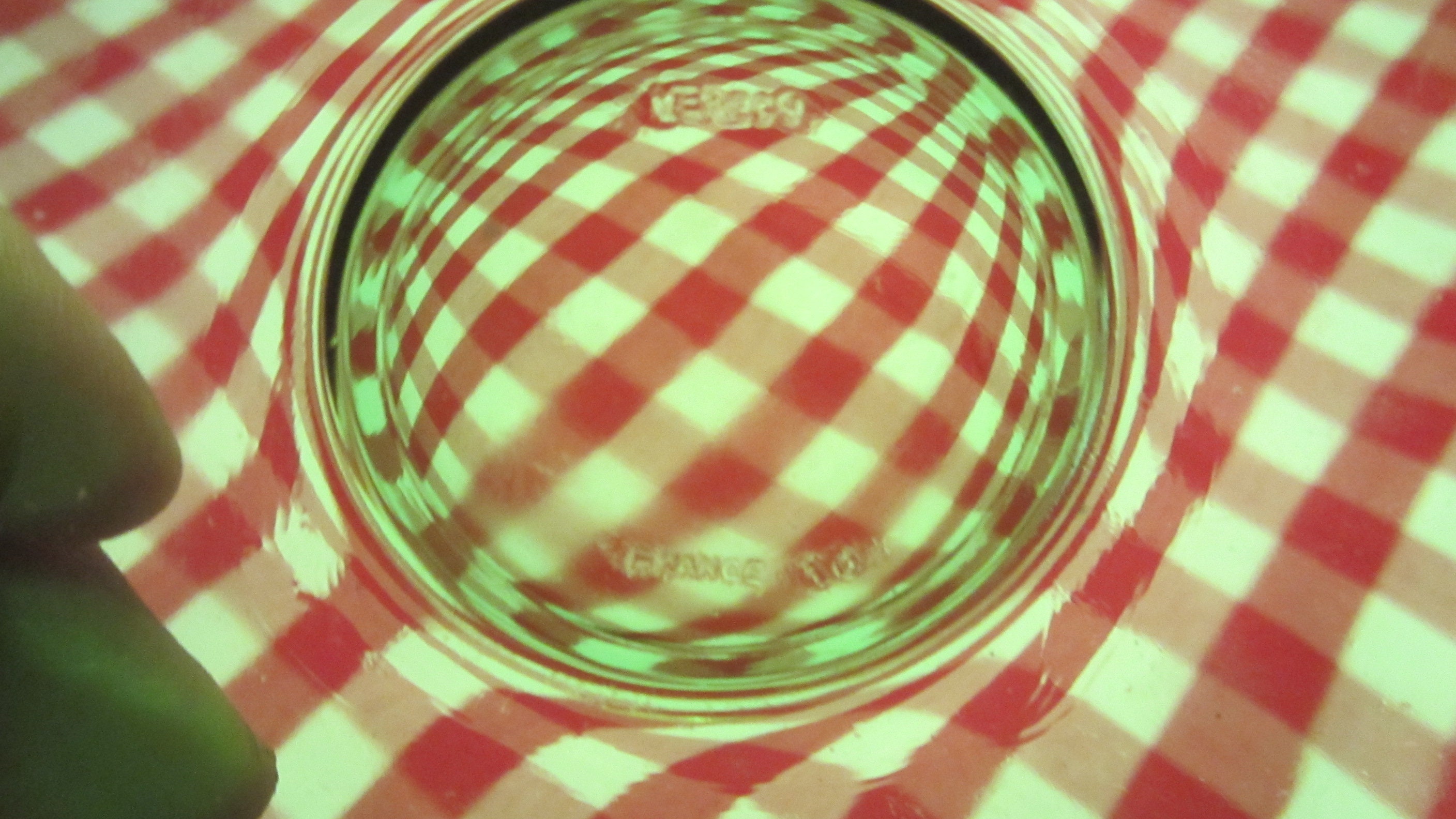 VERECO Set of Six Tempered Clear Glass Forest Green Tea Cups Etsy