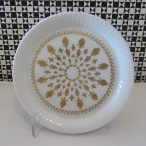 TAPIO WIRKKALA  - Set of 4 porcelain coasters/small plates, Rosenthal Studio Linie Modulation - 1960s