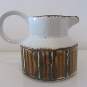 EVE MIDWINTER - Midwinter Pottery, Stonehenge line, Milk Jug/Creamer - &quot;Earth&quot; pattern - Made in England - 1970s
