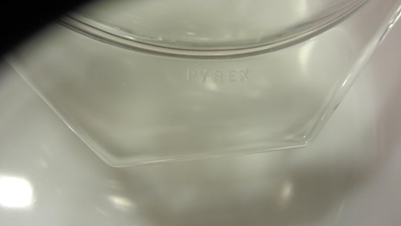 Pyrex Word Image PYREX - Large Oval Milk Glass Casserole Dish