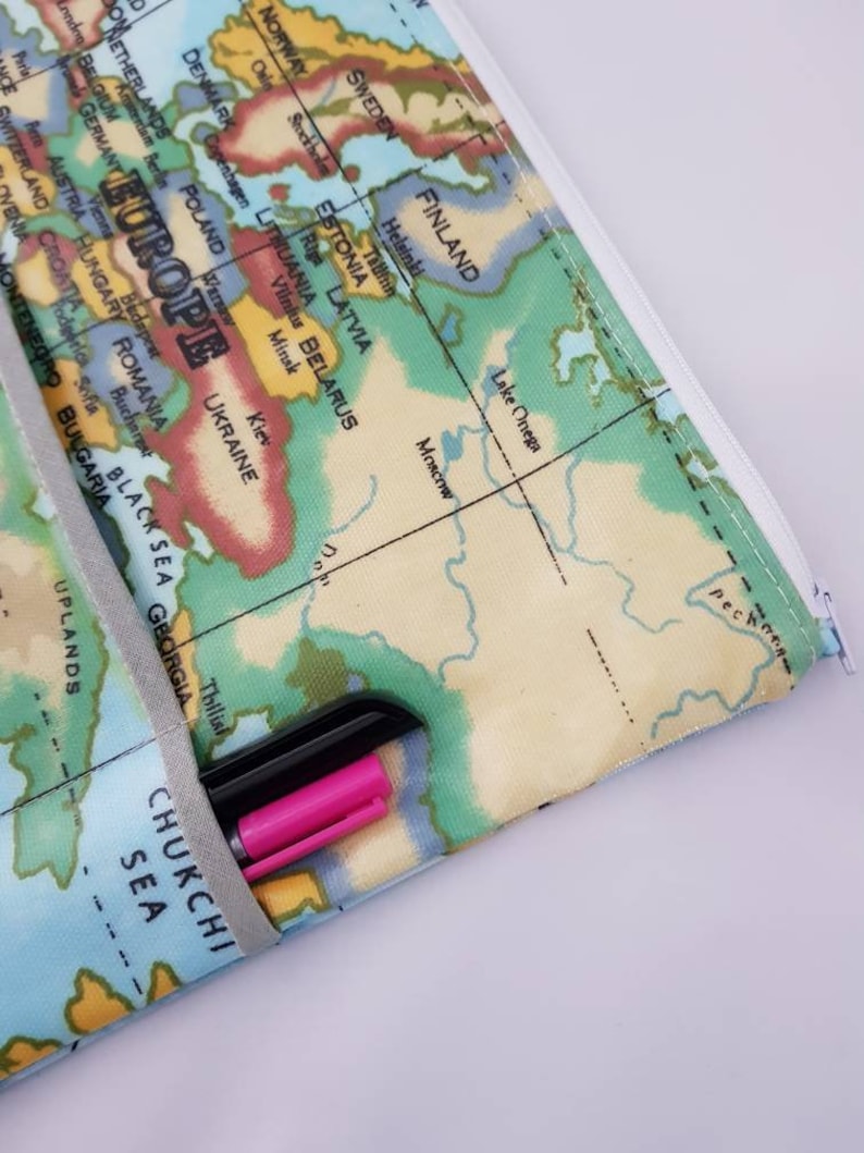 A4 Atlas travel document wallet Etsy