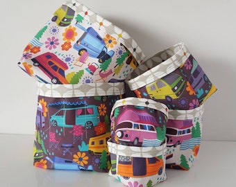 Campervan Fabric Storage Baskets