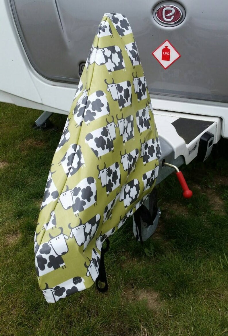 Friesian Cow Patterned Caravan Hitch Cover Etsy