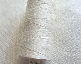 Linen Bobbin 500 m Linen Thread 1/5/10 spools Light Milk Spools hand & machine quilting sewing craft lace jewelry Linen Hit