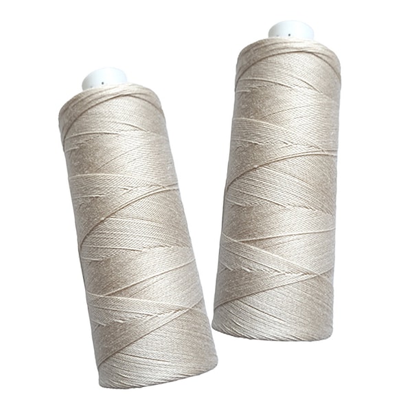 Fils de coton naturel de 80 poids 1 ou 5 pcs Bobine de coton 500 m COTTO 80 Fils pour l’artisanat à la main et à la machine matelassage artisanat de couture Lin Hit