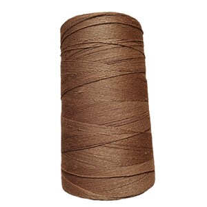 Linen Thread 1000 m  1 Dark Beige / Antic Brown Spool hand & machine quilting sewing craft lace jewelry Linen Hit