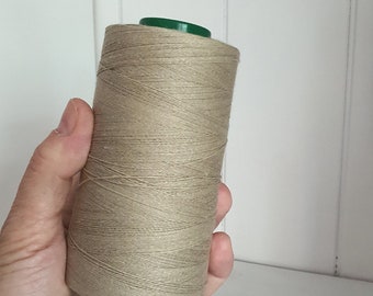 Linen Thread 1000 M 1 Natural Spool Hand & Machine Quilting Sewing