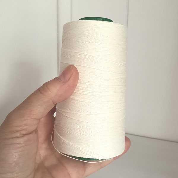 Linen Thread 1000 m 1 Ecru Spool hand & machine quilting sewing craft lace jewelry Linen Hit