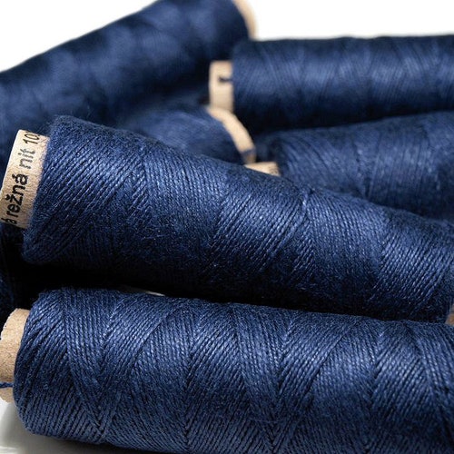 Set of Linen Thread 5/10/20 White Spools Hand & Machine - Etsy