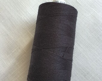 Linen Bobbin 500 m Linen Thread 1/5/10 Black Spools hand & machine quilting sewing craft lace jewelry Linen Hit