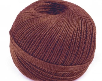 SNEHURKA Henna Cotton Crochette Yarn 3 ply Cotton Threads 200 meters / 222 yds Handicratf, Art, DIY. Free Shipping.  Linen Hit