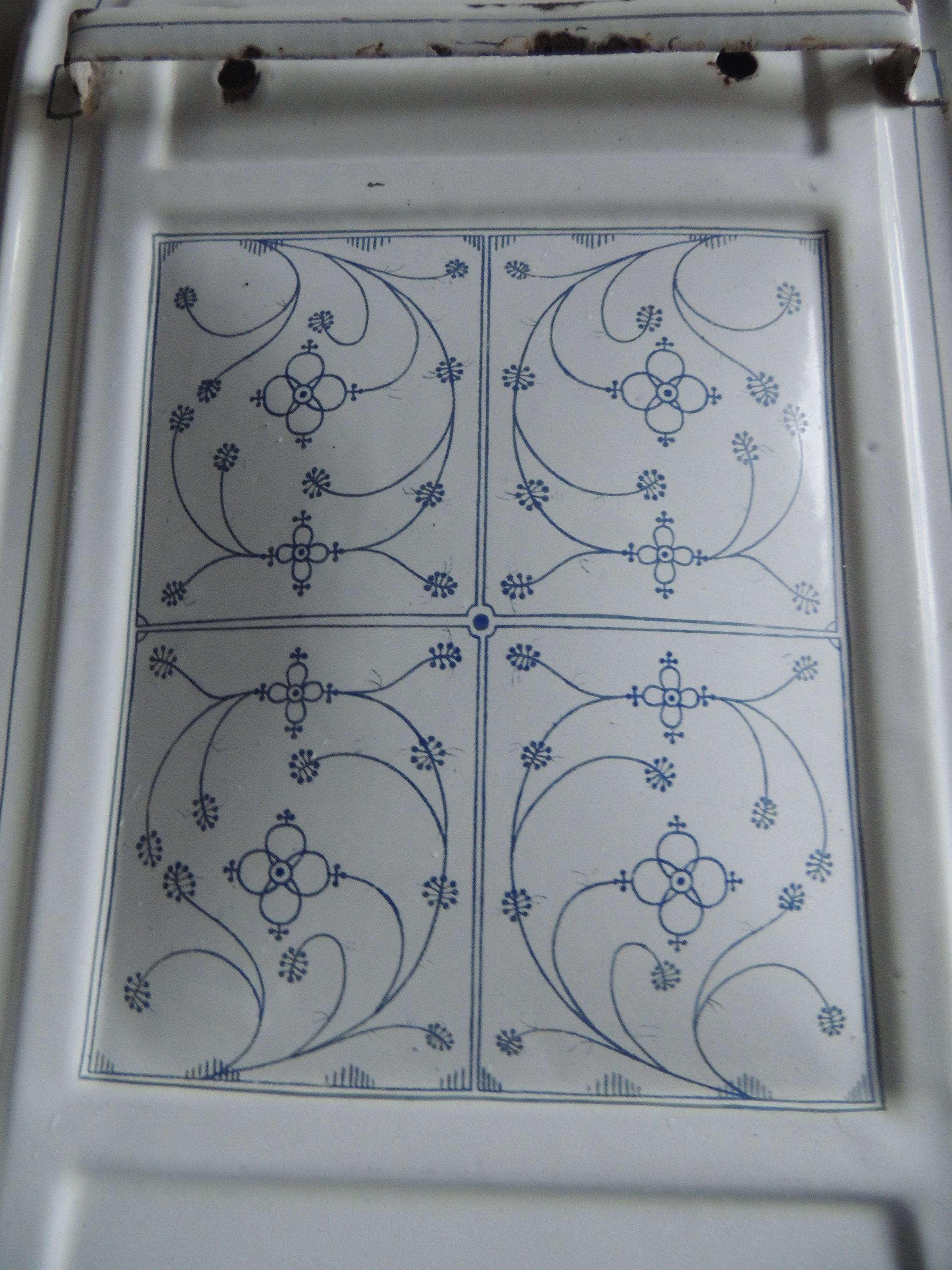 French Antique Enamel Ladle Utensils Holder Rack Drainer With Etsy