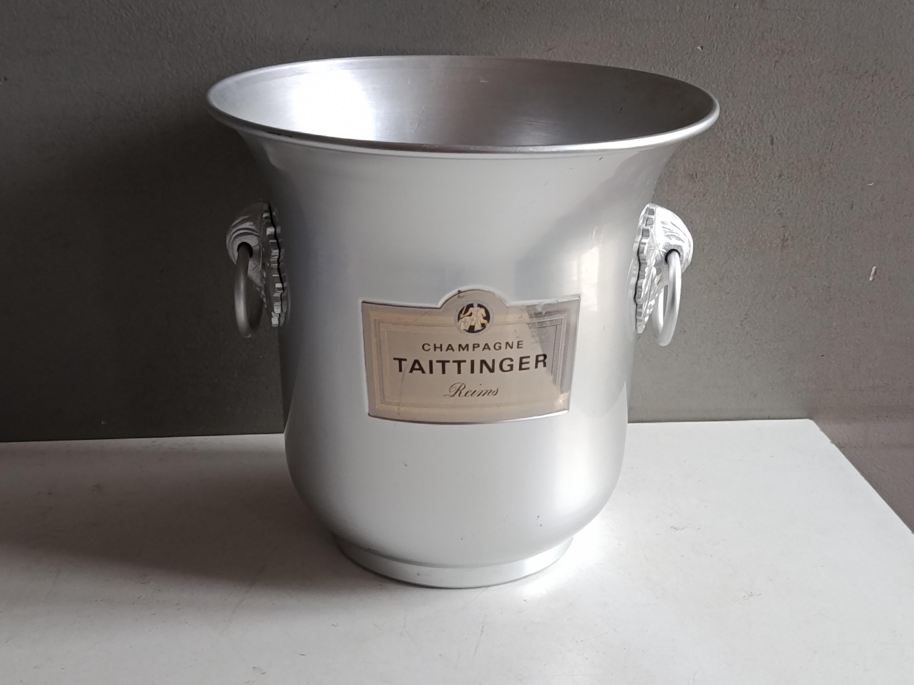 Vintage French Taittinger ice bucket - Chez Pluie