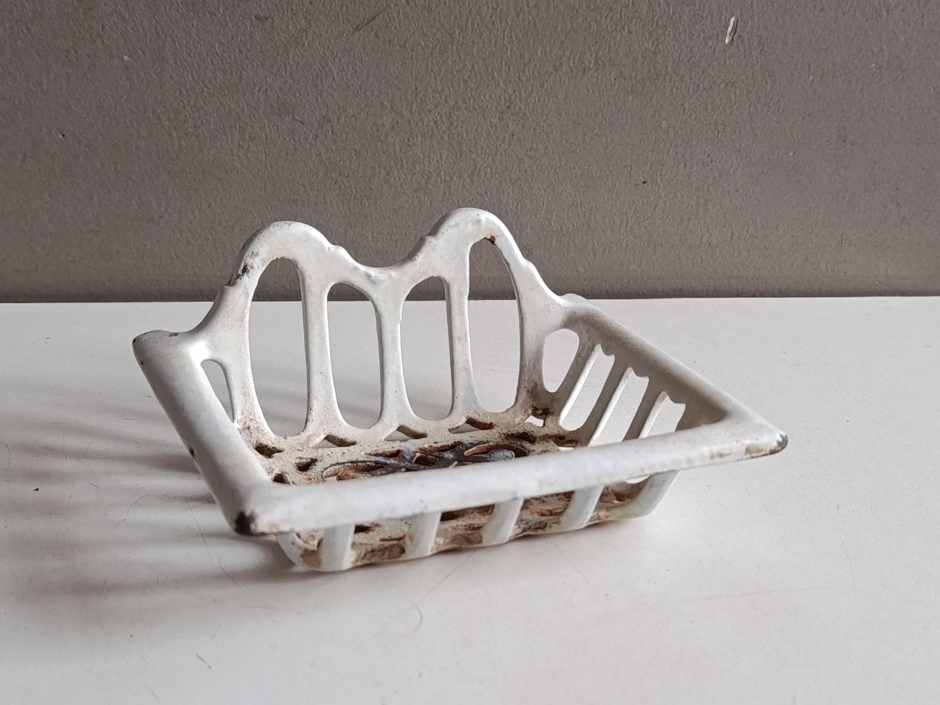 2. Portes savon en fonte blanc - Décoration