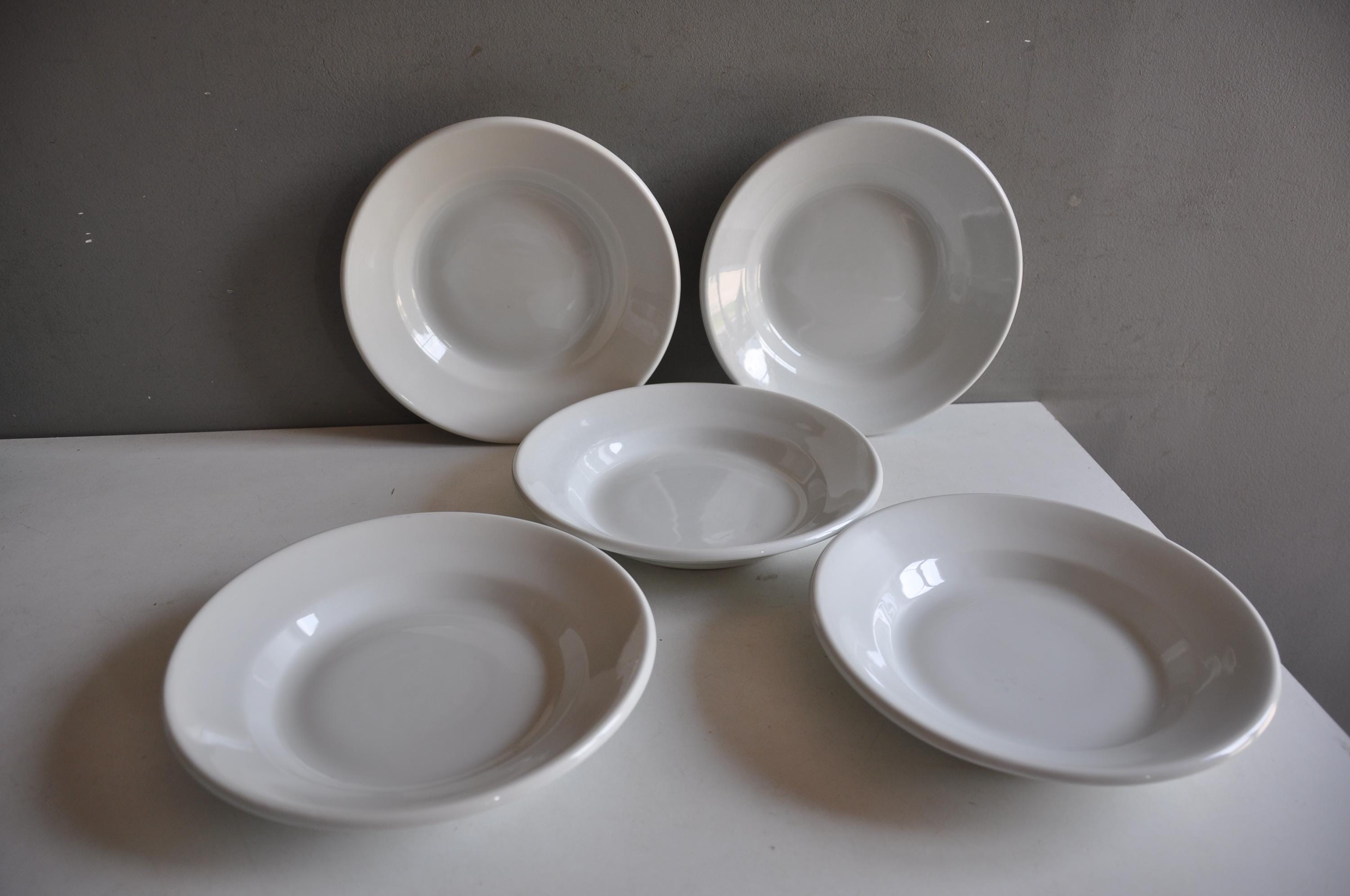 フランスヴィンテージ PORCELAINE FRANCE ビストロ皿 4枚セット フランスヴィンテージ PORCELAINE FRANCE ビストロ皿 4枚セット 【公式
